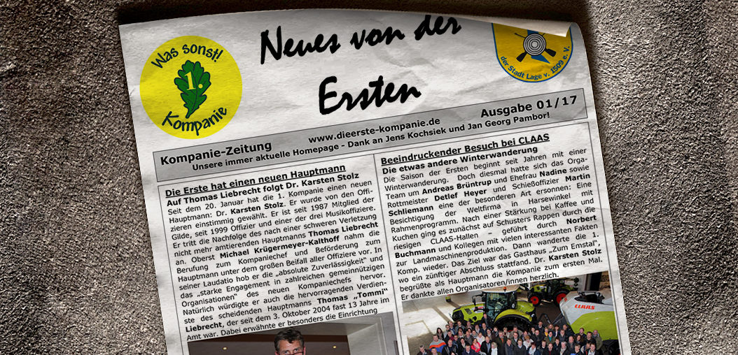 Kompaniezeitung Ausgabe 1/17