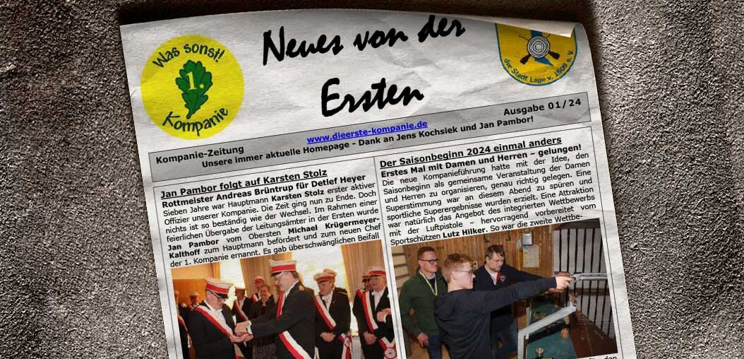 Kompaniezeitung Ausgabe 1/24